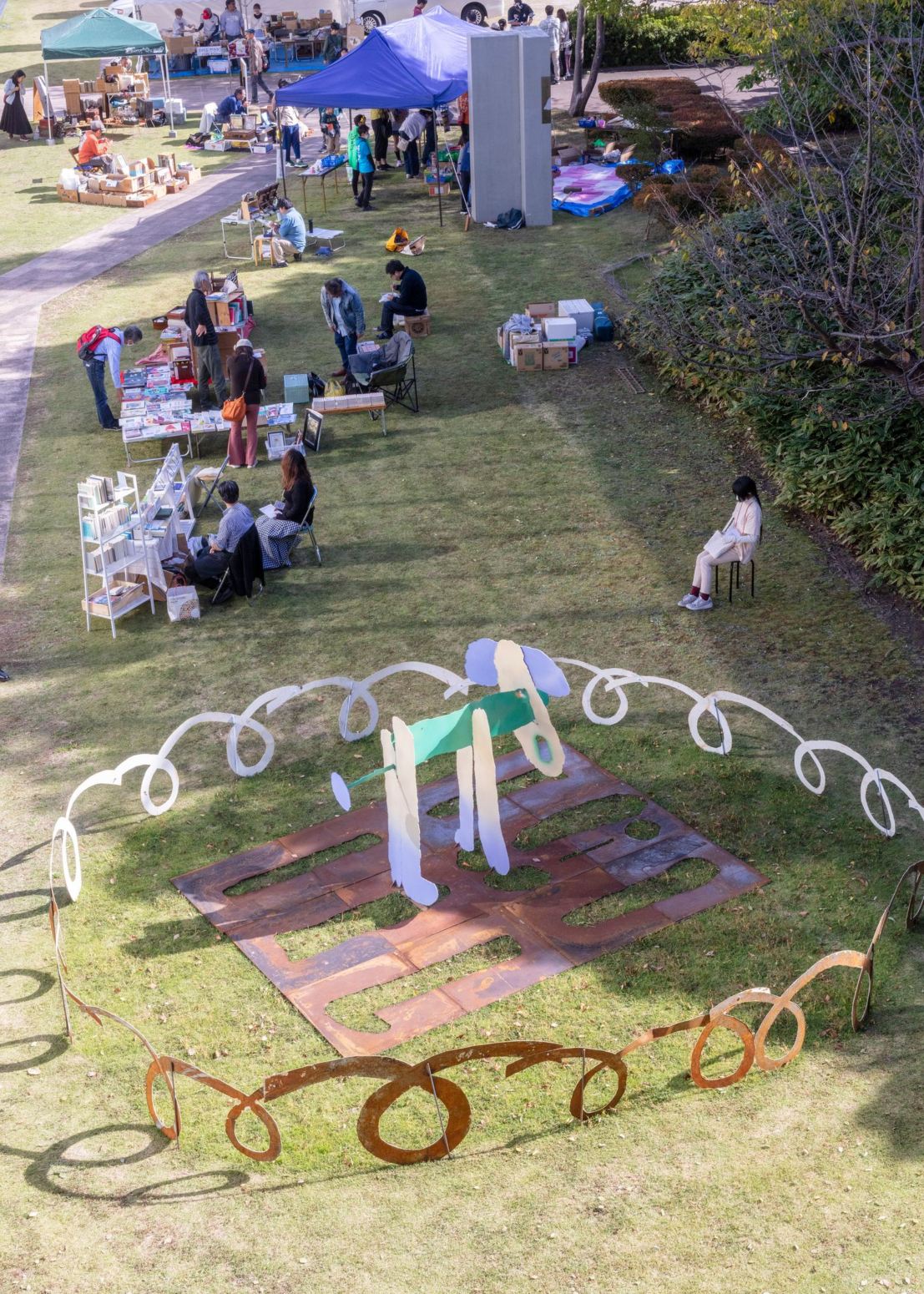 神農理恵 Rie Shinno — Unsmooth Gestures festival and installation view